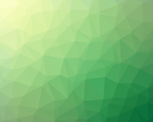 Fototapeta na wymiar Abstract green polygon background