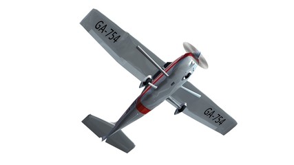most popular single propeller light aircraft isolated © Riko Best