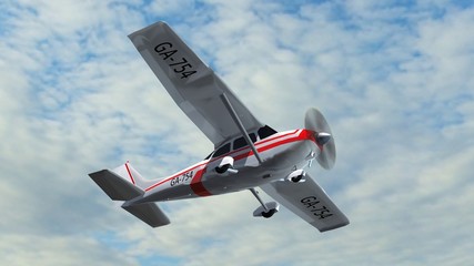 most popular single propeller light aircraft in fly  © Riko Best