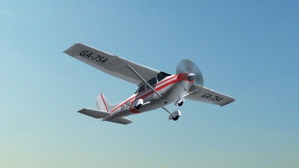 most popular single propeller light aircraft in fly 