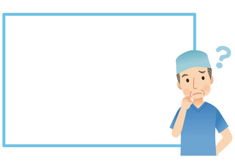 医師　医者　手術　ホワイトボード