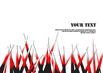 Vector : Perspective stripe line background