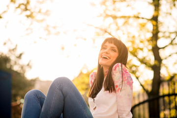 Joyous woman