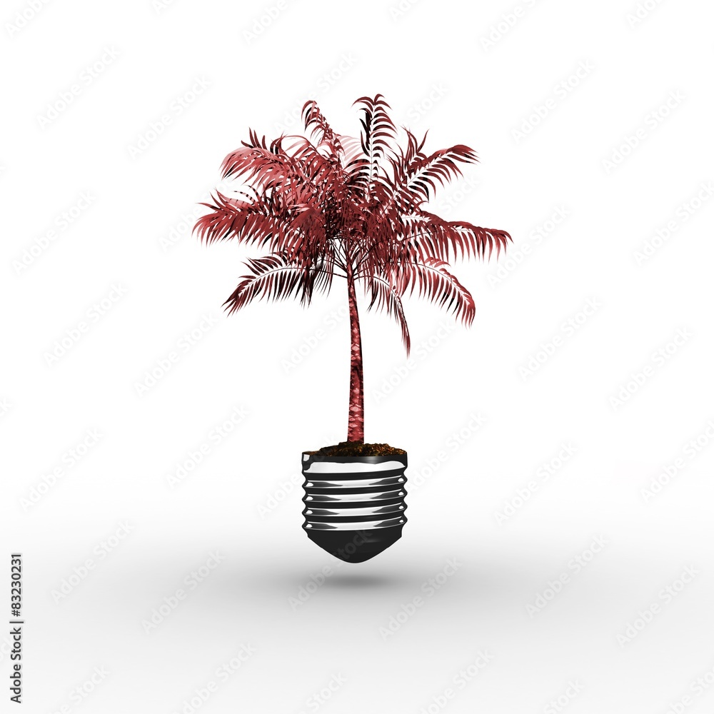 Poster Composite image of empty light bulb