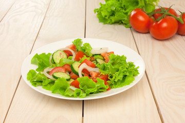 fresh vegetable salad