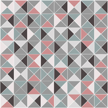 Seamless raster geometric rhombus color pattern background