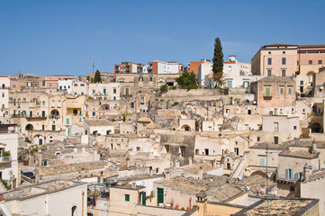 Obraz premium Panoramic view of Matera. Basilicata. Italy. 
