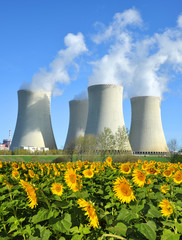 Nuclear power plant Temelin in Czech Republic Europe
