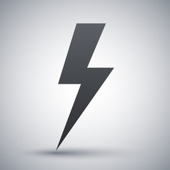 Vector lightning bolt icon