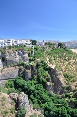Fototapeta na wymiar El Tajo canyon in Ronda