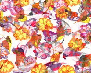 Background with flowers.