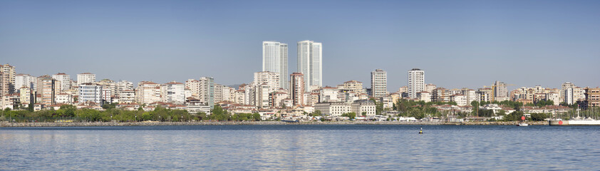 Fototapeta na wymiar Panoramic View Of Fenerbahce, Kalamis, Istanbul, Turkey