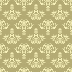 Fototapeta premium Damask Seamless Pattern