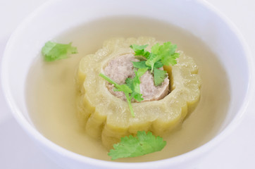 bitter cucumber clear soup
