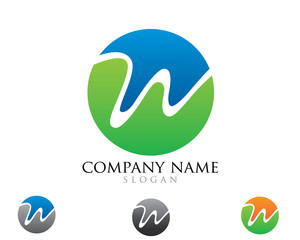 W : Letter Logo V:20