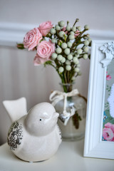 Close-up in the interior decor