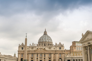 Fototapeta na wymiar Saint Peter Square, Vatican City