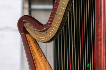 Symphony  musical instrument called harp details