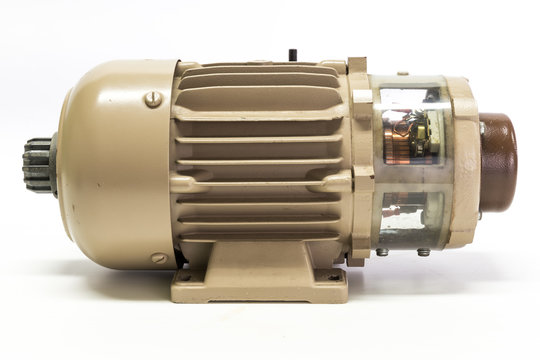 DC Machine on white background