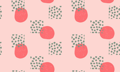 vector seamless pattern of geometric shapes