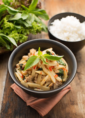 Pad Nor Mai (Thai food)