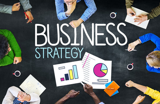 Business Strategy Planning Goal Achievement Concept