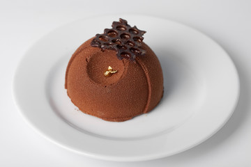 Piece of chocolate cake