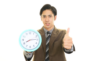 笑顔のビジネスマン