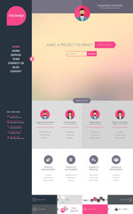 One Page Website Template