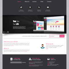 Web design concept 