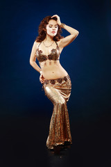 beautiful belly dancer