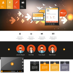Creative Dark Website Template 