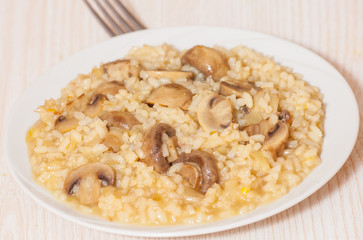 risotto with mushrooms