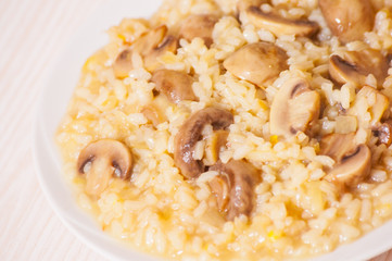 risotto with mushrooms