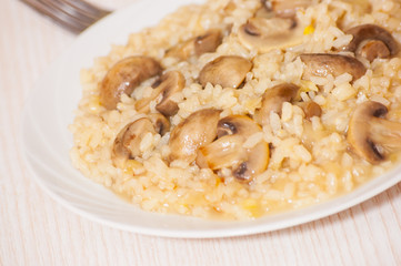 risotto with mushrooms