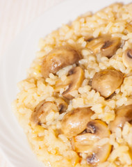 risotto with mushrooms