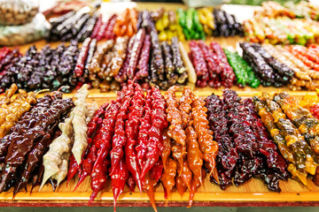 National Georgian dish (churchhela)