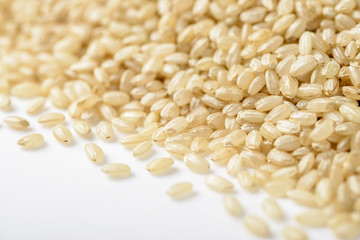 background of brown rice