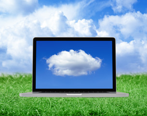 Cloud computing -  clipping path