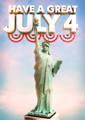 July 4 Statue of Liberty