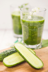 smoothie with cucumber