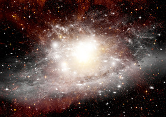 galaxy in a free space