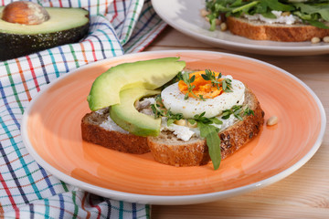 sandwiches with eggs