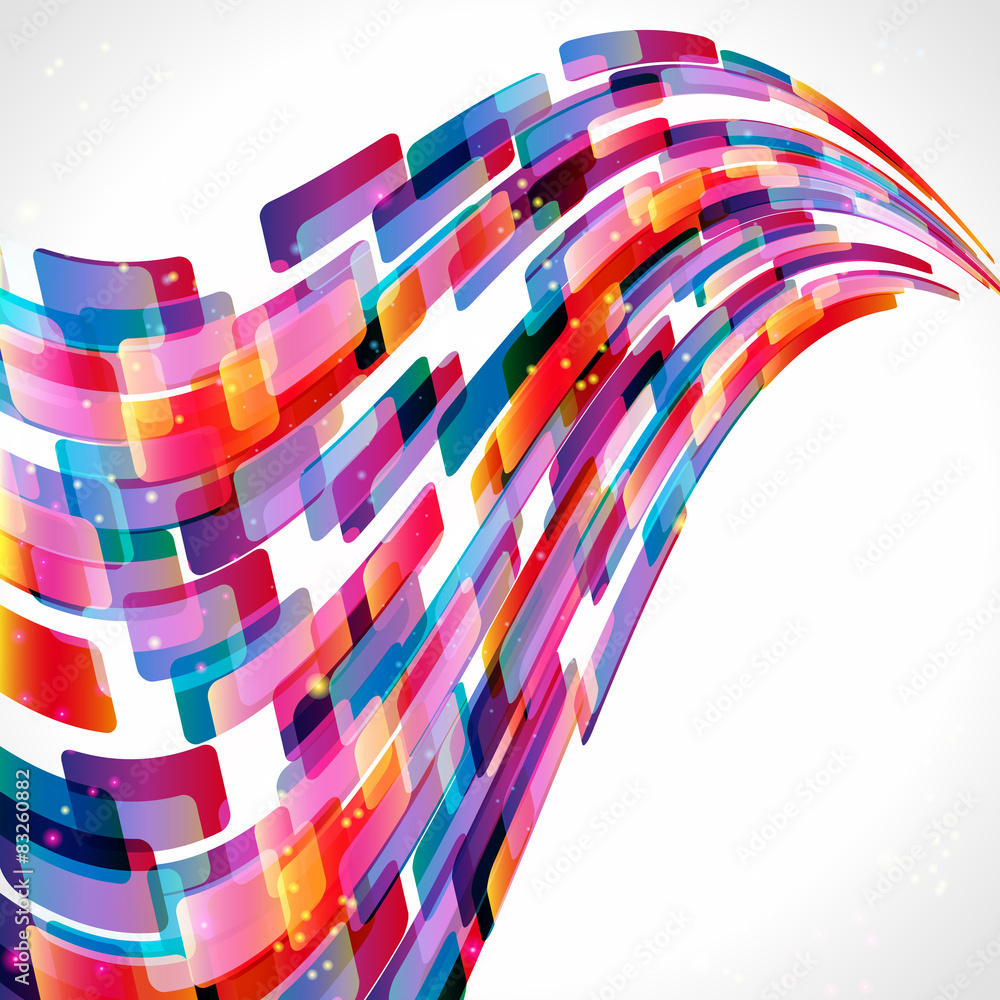 Poster multicolor abstract bright background. elements for design.