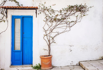 Colorful facade, Peschici, Puglia, Italy