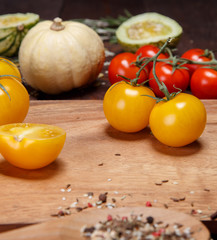 vegetables and spices