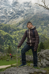 Naklejka premium Mount boy 1