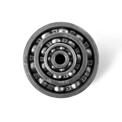 Bearings on a white background