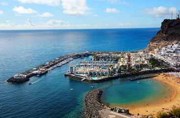 Fototapeta na wymiar Puerto de Mogan in Gran Canaria, Spain, Europe