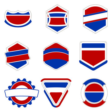 Nine different logos